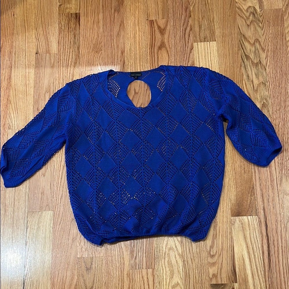 Blue Knit Sweater